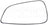 Dorman 56053 Door Mirror Glass - Left