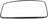 Dorman 56283 Door Mirror Glass - Right Lower
