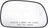 Dorman 56361 Door Mirror Glass - Right