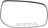 Dorman 56469 Door Mirror Glass - Right