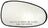 Dorman 56525 Door Mirror Glass - Right