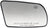 Dorman 56537 Door Mirror Glass - Right