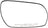 Dorman 56551 Door Mirror Glass - Right