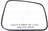 Dorman 56567 Door Mirror Glass - Right