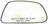 Dorman 56627 Door Mirror Glass - Right