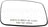 Dorman 56819 Door Mirror Glass - Right