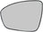 Dorman 57115 Door Mirror Glass - Left