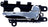 Dorman 62140 Interior Door Handle - Front Right or Rear Right