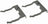 Dorman 68216 License Plate Light Assembly Clip