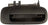 Dorman 77401 Exterior Door Handle - Rear Right