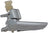 Dorman 79976 Interior Door Handle - Front Left or Rear Left