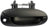 Dorman 80748 Exterior Door Handle - Front Right
