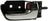 Dorman 81237 Interior Door Handle - Front Right or Rear Right