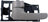 Dorman 81258 Interior Door Handle - Front Left or Rear Left