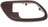 Dorman 81926 Interior Door Handle Bezel - Front Left or Rear Left