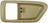 Dorman 91008 Interior Door Handle Bezel - Front Left or Rear Left