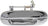 Dorman 91148 Exterior Door Handle - Rear Left
