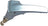 Dorman 93350 Interior Door Handle - Front Left or Rear Left