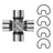 Moog 413 Universal Joint - Center or Rear