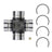 Moog 466 Universal Joint - Front Axle Shaft - Right Inner or Front Axle Shaft - Right Outer