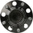 Moog 512332 Wheel Bearing and Hub Assembly - Rear