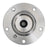 Moog 513210 Wheel Bearing and Hub Assembly - Front