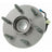 Moog 515092 Wheel Bearing and Hub Assembly - Front Right
