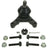 Moog K90256 Suspension Ball Joint - Front Left Upper