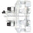 MPA Electrical BC155301 Disc Brake Caliper - Rear Right