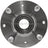 MPA Electrical WH512148 Wheel Bearing and Hub Assembly - Rear