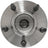 MPA Electrical WH512156 Wheel Bearing and Hub Assembly - Rear