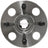 MPA Electrical WH512174 Wheel Bearing and Hub Assembly - Rear