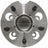 MPA Electrical WH512212 Wheel Bearing and Hub Assembly - Rear