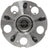 MPA Electrical WH512344 Wheel Bearing and Hub Assembly - Rear