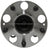 MPA Electrical WH512353 Wheel Bearing and Hub Assembly - Rear