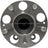 MPA Electrical WH512503 Wheel Bearing and Hub Assembly - Rear