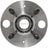 MPA Electrical WH513033 Wheel Bearing and Hub Assembly - Rear