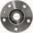 MPA Electrical WH590469 Wheel Bearing and Hub Assembly - Rear