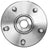 MPA Electrical WH931107 Wheel Bearing and Hub Assembly - Front