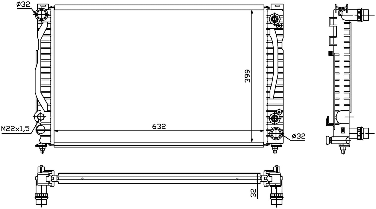 Nissens 60498 Radiator