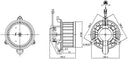 Nissens 87579 HVAC Blower Motor Assembly