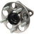 NSK 49BWKHS58 Axle Bearing and Hub Assembly - Rear
