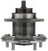 NSK 56BWKHS08 Wheel Bearing and Hub Assembly - Rear