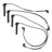 Denso 671-4305 Spark Plug Wire Set