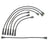 Denso 671-6044 Spark Plug Wire Set