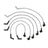 Denso 671-6087 Spark Plug Wire Set