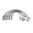 Denso 671-6121 Spark Plug Wire Set