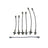 Denso 671-6132 Spark Plug Wire Set