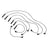Denso 671-6171 Spark Plug Wire Set