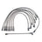 Denso 671-8003 Spark Plug Wire Set